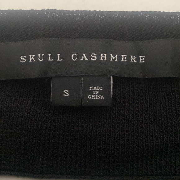 🔥NWOT Skull Cashmere Black Knit Dress. - Picture 7 of 12